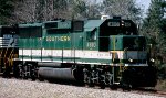 Norfolk Southern GP59 #4610 building its Albany/Macon, Georgia bound train on the former Central of Georgia tracks 